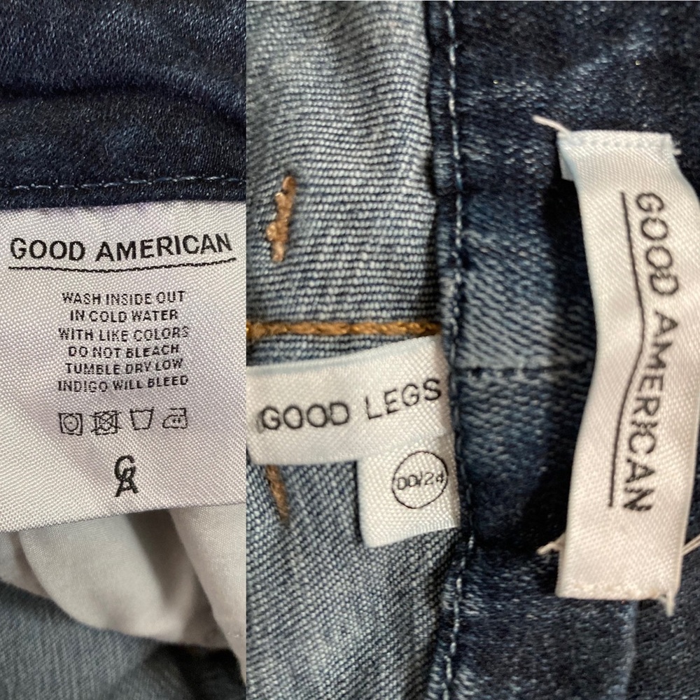 Good American Good Legs Skinny Jeans size 00/24 - Picture 15 of 16